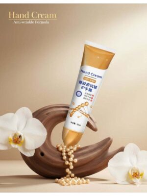 Collagen Anti-Wrinkle Hand Cream – Hydrolyzed Bone Collagen & Long-Lasting 72H Intense Moist