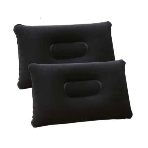 2 Inflatable Neck Pillow Black