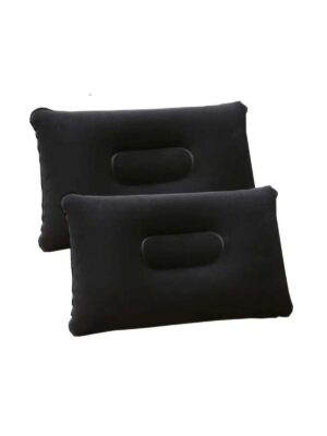 2 Inflatable Neck Pillow Black