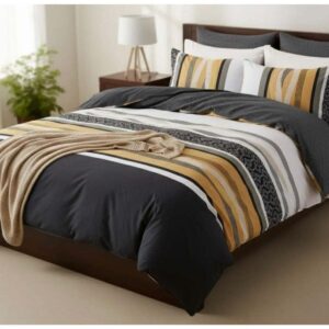 Bed sheet with duvet cover set 6Pcs