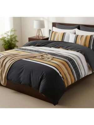 Bed sheet with duvet cover set 6Pcs