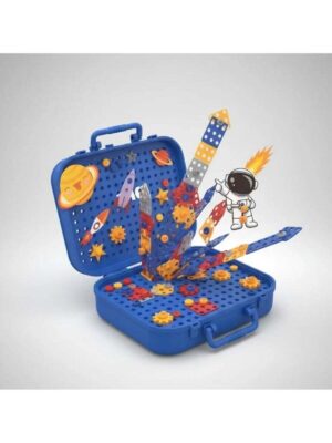 DIY CREATIVES DIY Space Theme Electric Drill Construction Puzzle Set – Self Spell Box