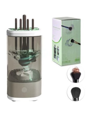Electric Makeup Brush Cleaner 2in1 Cleaner - Grey, Ultrasonic, Portable