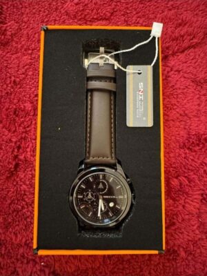 Classic Dark Brown Chronograph Men Watch