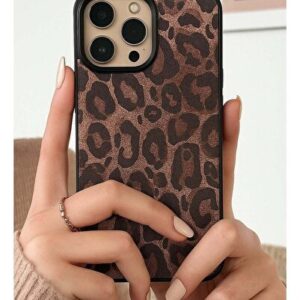 Iphone 16 pro max Leopard Print Shockproof TPU Protective Case- Slim Fit, Stylish & Durable Cover