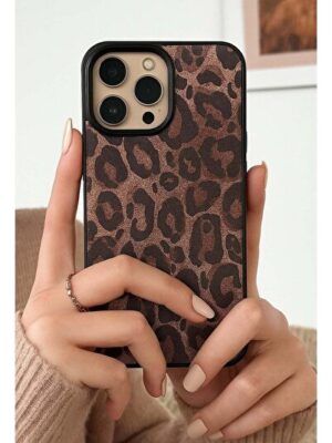 Iphone 16 pro max Leopard Print Shockproof TPU Protective Case- Slim Fit, Stylish & Durable Cover