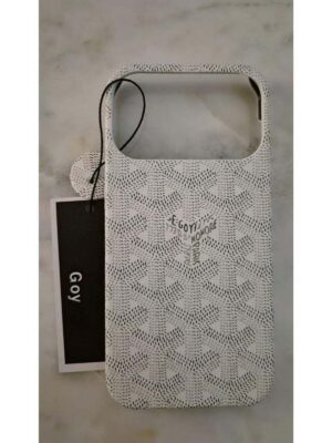 iPhone 17 Pro Luxury Patterned Shockproof Case White