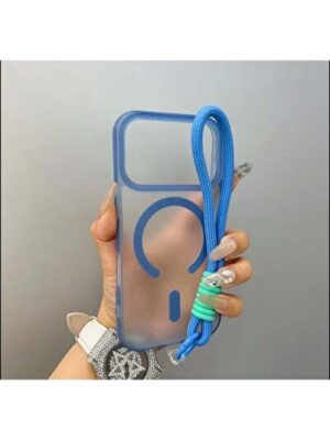 Iphone 17 Pro Max High-Quality Semi-Transparent Matte Magnetic Phone Case