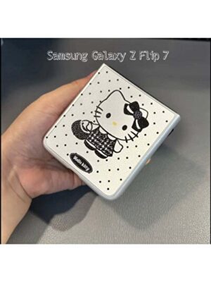 Samsung Galaxy Z Flip 7 Hello Kitty Skin Foldable Phone Case