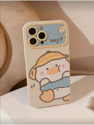 iPhone 16 Plus Beige Duck Full-Body Soft TPU Case