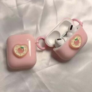 AirPods 4 Light Pink Tulip 3D Peach Earphone Case