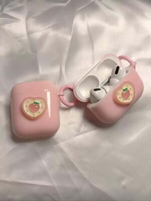 AirPods 4 Light Pink Tulip 3D Peach Earphone Case