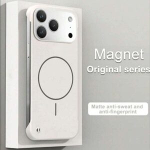 iPhone 17 Pro Max Borderless PC Magnetic Case - Magnetic Wireless Charge Back Cover