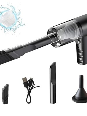 Wixann Handheld Vacuum,12000Pa Car Vacuum Cleaner High Power, 4000mAh Car Vacuum Portable,120W Handheld Vacuum Cordless,Hand Vacuum Cordless Rechargeable,Pet Vacuum