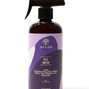 As I Am Rice Water Spray – Strengthening Leave-In Treatment for Hair Growth 16oz
